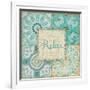 Ocean Tales Tile VI-Pela Design-Framed Art Print