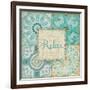 Ocean Tales Tile VI-Pela Design-Framed Art Print