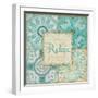 Ocean Tales Tile VI-Pela Design-Framed Art Print