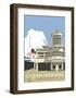 Ocean Terminal, Southampton - Dave Thompson Contemporary Travel Print-Dave Thompson-Framed Art Print