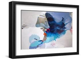 Ocean Tides-Lina Alattar-Framed Art Print