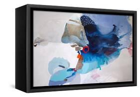 Ocean Tides-Lina Alattar-Framed Stretched Canvas