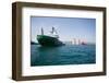 Ocean Tugs Towing Base Offshore Oil Drilling Platform. Sea of Japan. Russian Coast.-Stanislav Komogorov-Framed Photographic Print