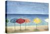 Ocean Umbrellas II-Megan Meagher-Stretched Canvas