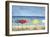 Ocean Umbrellas II-Megan Meagher-Framed Art Print