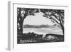 Ocean View at Carmel By the Sea, CA Photograph - Carmel, CA-Lantern Press-Framed Art Print