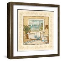 Ocean View Bath I-Charlene Winter Olson-Framed Art Print