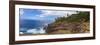 Ocean view from Spitting Caves. Hidden treasure in Honolulu. Oahu. Hawaii.-Tom Norring-Framed Photographic Print