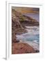 Ocean view from Spitting Caves. Oahu. Hawaii.-Tom Norring-Framed Photographic Print