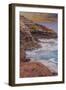 Ocean view from Spitting Caves. Oahu. Hawaii.-Tom Norring-Framed Photographic Print