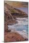 Ocean view from Spitting Caves. Oahu. Hawaii.-Tom Norring-Mounted Photographic Print