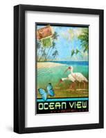 Ocean View I-Chris Vest-Framed Art Print