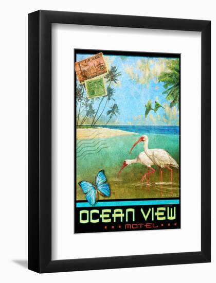 Ocean View I-Chris Vest-Framed Art Print