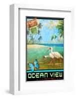 Ocean View I-Chris Vest-Framed Art Print