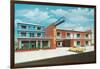 Ocean View Motel-null-Framed Art Print