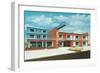 Ocean View Motel-null-Framed Art Print