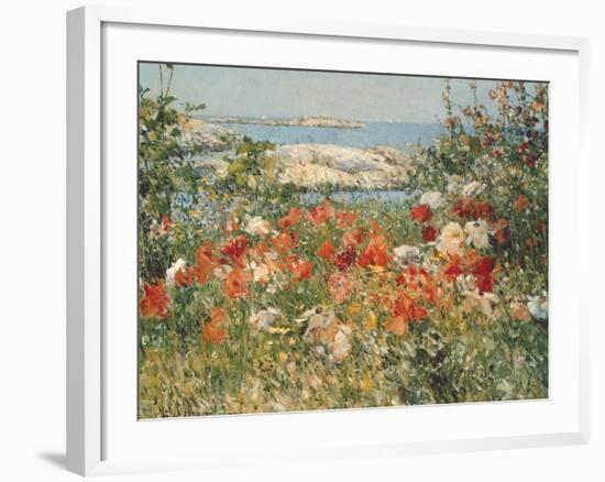 Ocean View-Childe Hassam-Framed Art Print