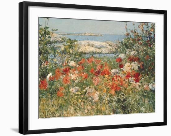 Ocean View-Childe Hassam-Framed Art Print