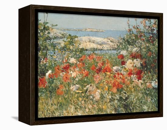 Ocean View-Childe Hassam-Framed Stretched Canvas