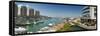 Ocean Village, Casino and Marina Development in Gibraltar, Mediterranean, Europe-Giles Bracher-Framed Stretched Canvas