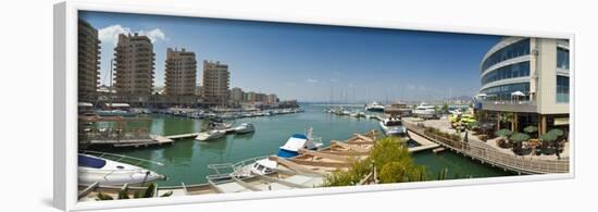 Ocean Village, Casino and Marina Development in Gibraltar, Mediterranean, Europe-Giles Bracher-Framed Photographic Print