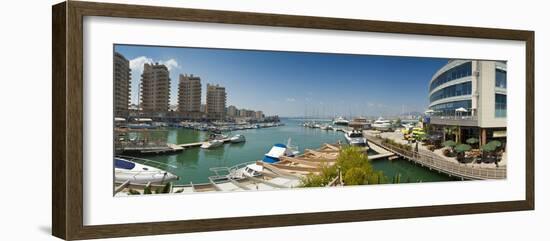Ocean Village, Casino and Marina Development in Gibraltar, Mediterranean, Europe-Giles Bracher-Framed Photographic Print