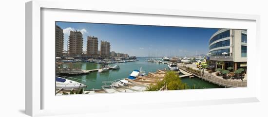 Ocean Village, Casino and Marina Development in Gibraltar, Mediterranean, Europe-Giles Bracher-Framed Photographic Print