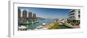 Ocean Village, Casino and Marina Development in Gibraltar, Mediterranean, Europe-Giles Bracher-Framed Photographic Print