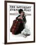 "Ocean Voyage" Saturday Evening Post Cover, September 8,1923-Norman Rockwell-Framed Giclee Print