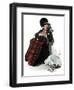 "Ocean Voyage", September 8,1923-Norman Rockwell-Framed Giclee Print