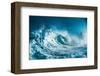 Ocean Wave Crushing-null-Framed Art Print