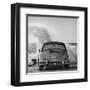 Ocean Waves Breaking on Vintage Beauties (BW detail 1)-Gasoline Images-Framed Giclee Print