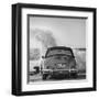 Ocean Waves Breaking on Vintage Beauties (BW detail 1)-Gasoline Images-Framed Giclee Print