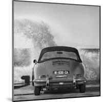 Ocean Waves Breaking on Vintage Beauties (BW detail 1)-Gasoline Images-Mounted Giclee Print