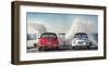 Ocean Waves Breaking on Vintage Beauties-Gasoline Images-Framed Giclee Print