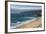 Ocean Waves Crashing on the Sandy Beach of Cascais, Surrounded by Cliffs, Estoril Coast-Roberto Moiola-Framed Photographic Print