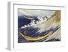 Ocean Waves-Katsushika Hokusai-Framed Giclee Print