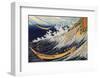 Ocean Waves-Katsushika Hokusai-Framed Art Print