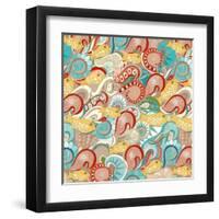 Ocean Waves-Sharon Turner-Framed Art Print