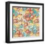 Ocean Waves-Sharon Turner-Framed Art Print