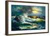 Ocean Waves-Diane Romanello-Framed Art Print