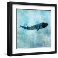 Ocean Whale 1-Ken Roko-Framed Art Print