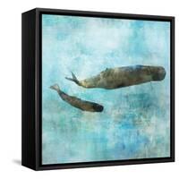 Ocean Whale 2-Ken Roko-Framed Stretched Canvas