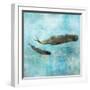 Ocean Whale 2-Ken Roko-Framed Art Print