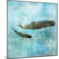 Ocean Whale 2-Ken Roko-Mounted Art Print