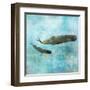 Ocean Whale 2-Ken Roko-Framed Art Print