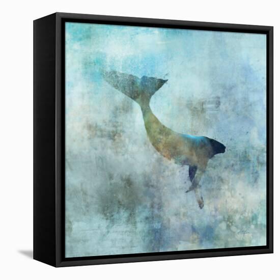 Ocean Whale 3-Ken Roko-Framed Stretched Canvas