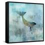 Ocean Whale 3-Ken Roko-Framed Stretched Canvas