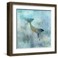 Ocean Whale 3-Ken Roko-Framed Art Print