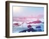 Ocean with Big Waves-melking-Framed Photographic Print